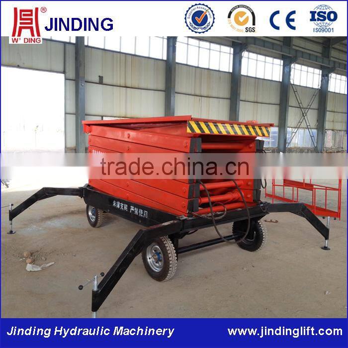 Mobile hydraulic scissor personal used elevator for sale