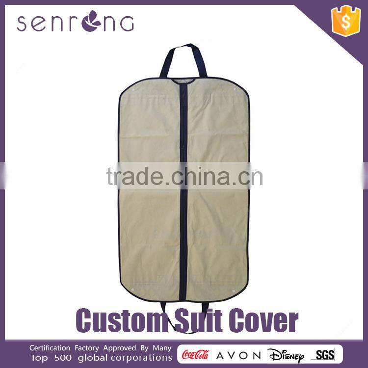 Pp Non-Woven Suit Cover Breathable Suit Cover Bag