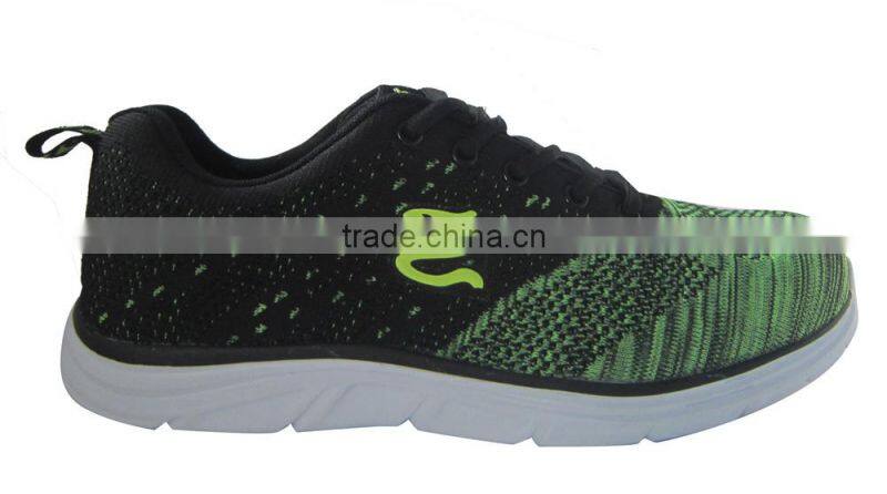 2016 fashion flying knit sport shoes for men