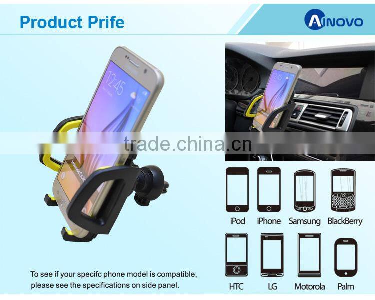 ABS plastic universal air vent car mount holder for iphone 3g