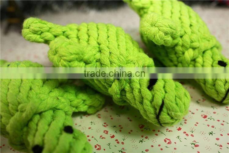 Turtle shape rope dog toys manufacturers