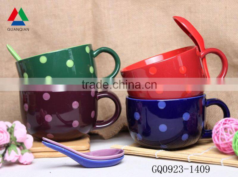 Flexible Choice chinese soup bowl and spoon set for hot sale