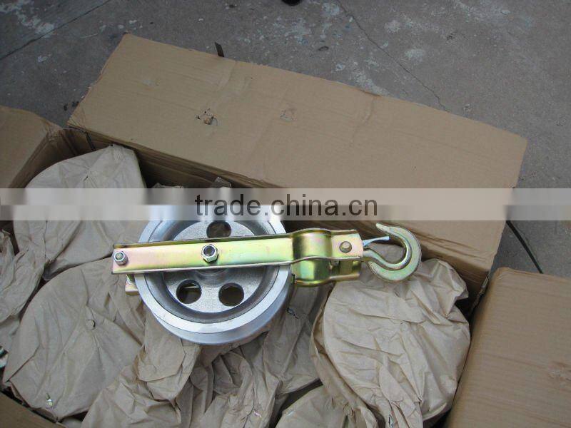 Hanging Type Cable Block,Electric cable pulley,Cable Pulley Block And Track