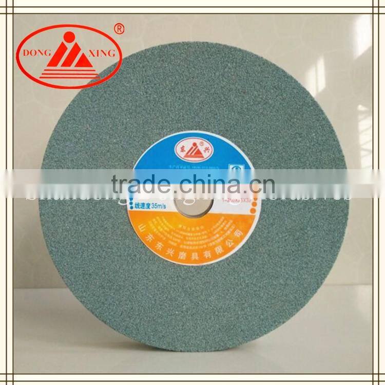 Green Silicon carbide tipped grinding wheels Manufacturers