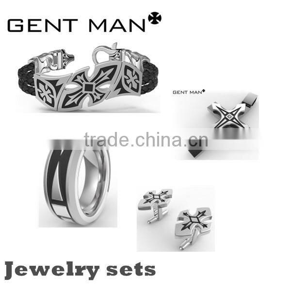 High Quality Jewelry Set Stainless Steel Men Jewelry Set