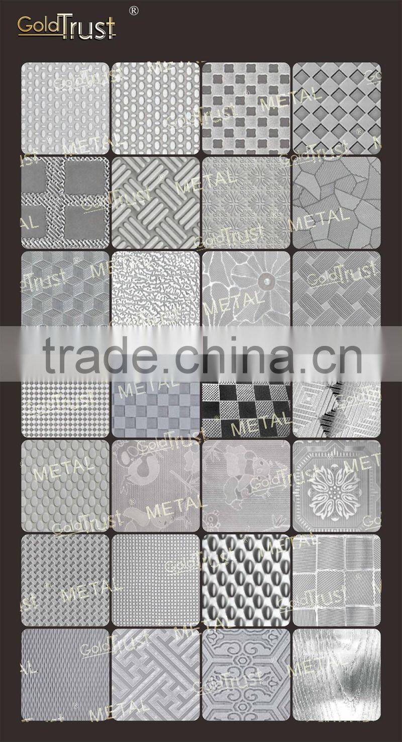 1.2mm custom embossed honey comb stainless steel sheet metal fabrication