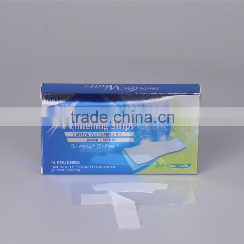 28 professional home teeth whitening strips double elastic gel
