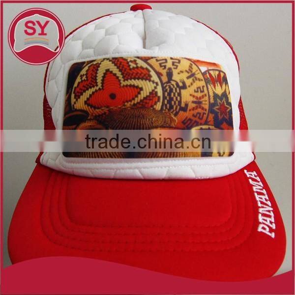 2016 fashion wholesale 5 panel caps,design your own flat brim 5 panel cap