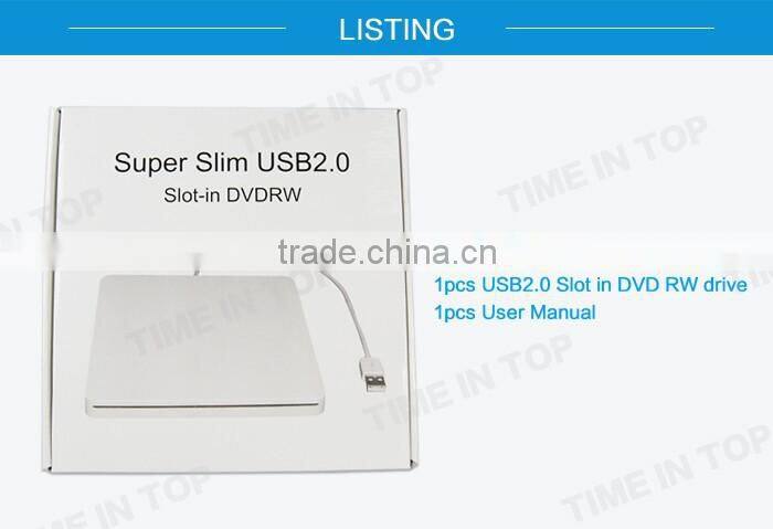 USB2.0 Slot in External DVD-RW Drive