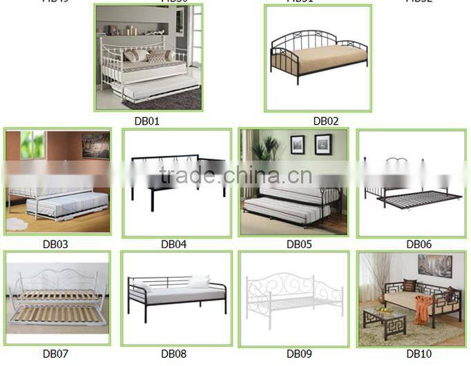2014 bedroom furniture Metal single Day bed