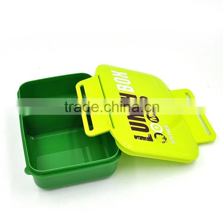 direct factory logo coustom lunch box food container with lock, bento lunch box