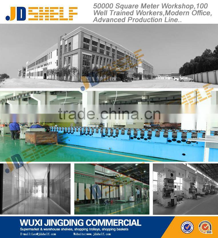 storage warehouse of department store rack