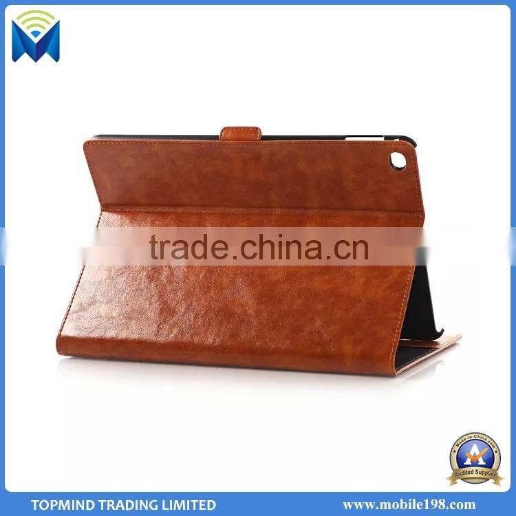 High Quality Folio Leather Case for iPad Pro, Magnetic Buckle Back Case Cover for iPad Pro