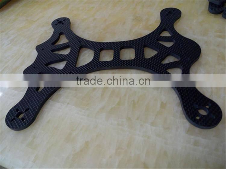 UV resistant ,High Strength, Light Weight 3K carbon fiber cnc plates apply in RC hobby quad helico factory direct made