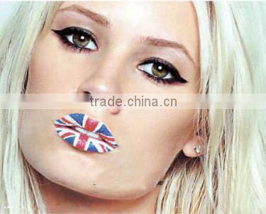 New arrived wholesale fancy decorative craft custom made elegant popular flower hair sticker