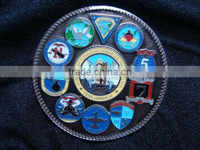 High quality custom military challenge coins