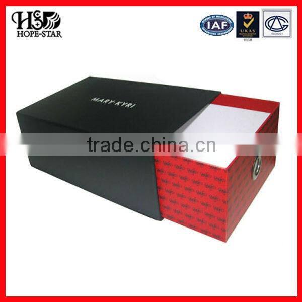 wholesles custom printed shoe box for traditional shoe box