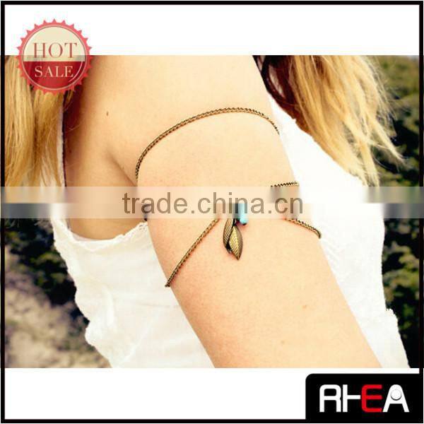 Antique Leaf Pendant shoulder Arm Chain jewelry Body Chain RD11351