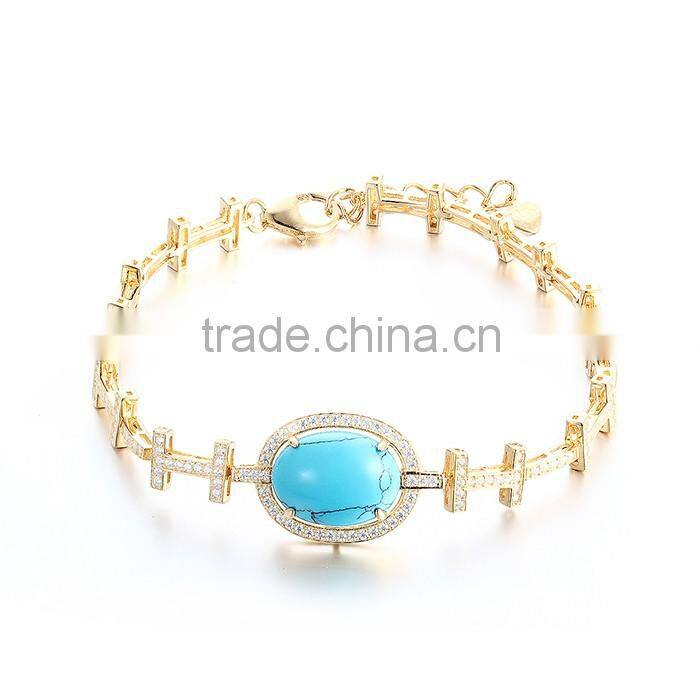 18k Gold Jewelry India Turquoise Stone Wholesale Jewellry