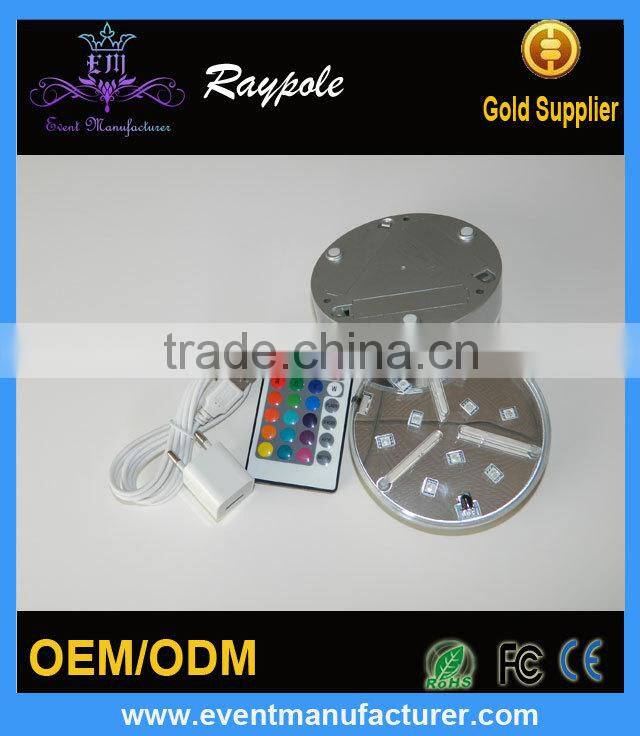 Decorative Lighting LED Light Base For Wedding Table Centerpieces