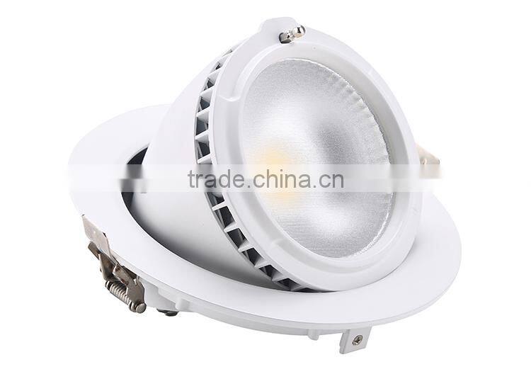 adjustable gimbal cob round led downlights 28w 38w downlight cob
