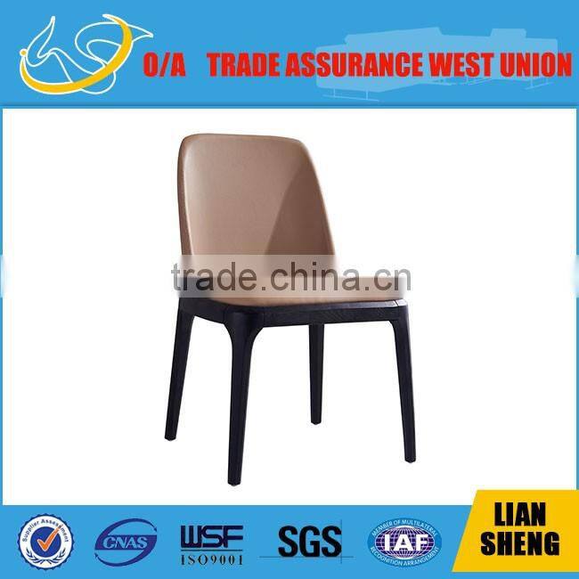 2016 newest dinning chair with PU upholstered back and seat without arms DCW9012#