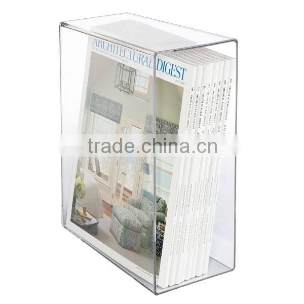 clear acrylic magazine box