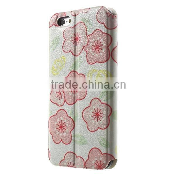 China supplier high quality cheap leather cover for Iphone 6 cover