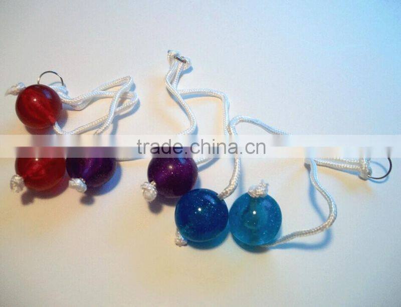 wholesale novelty gift toy click clack balls with handle