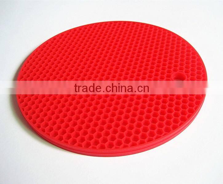 Wholesale FDA food grad round 18cm heat resistant silicone mat