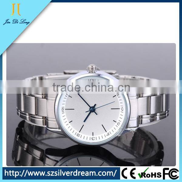 Fashion Stainess Steel Watch Anticlockwise Wrist Watches for OEM