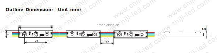 75mm Bars - 12V Digital RGB LED Pixels - WS2801