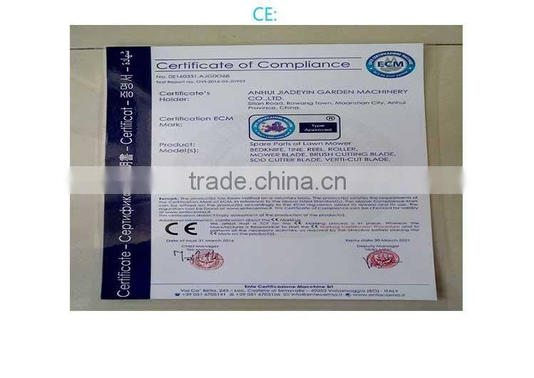 Jacobsen mower aerator slicing blades