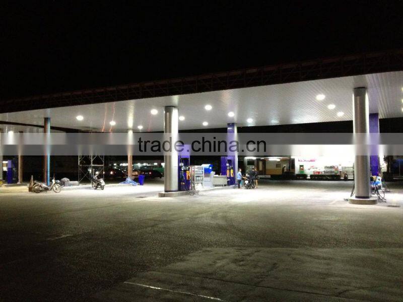 UL DLC CE RoHS SAA 130lm/W Super Slim Motion Sensor Petrol Gas Service Station 150W LED Canopy Light