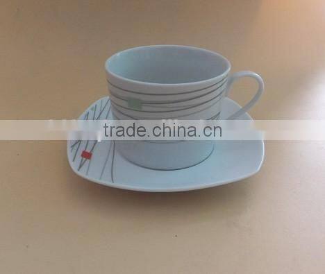 China pocelain coffee and tea set ceramic porcelain tea cups and saucers sets bulk cheap tea sets