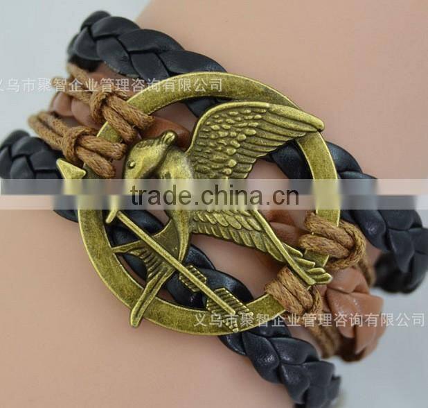 Silk thread bangles laugh at the bird fashion bracelet