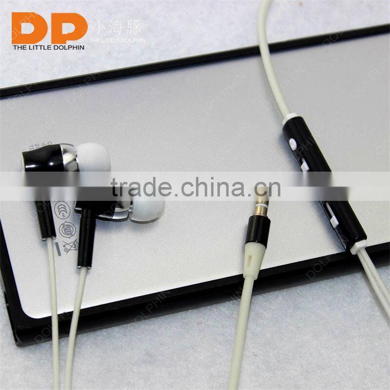 New fancy noise cancelling free samples earbuds fluorescence color earphone