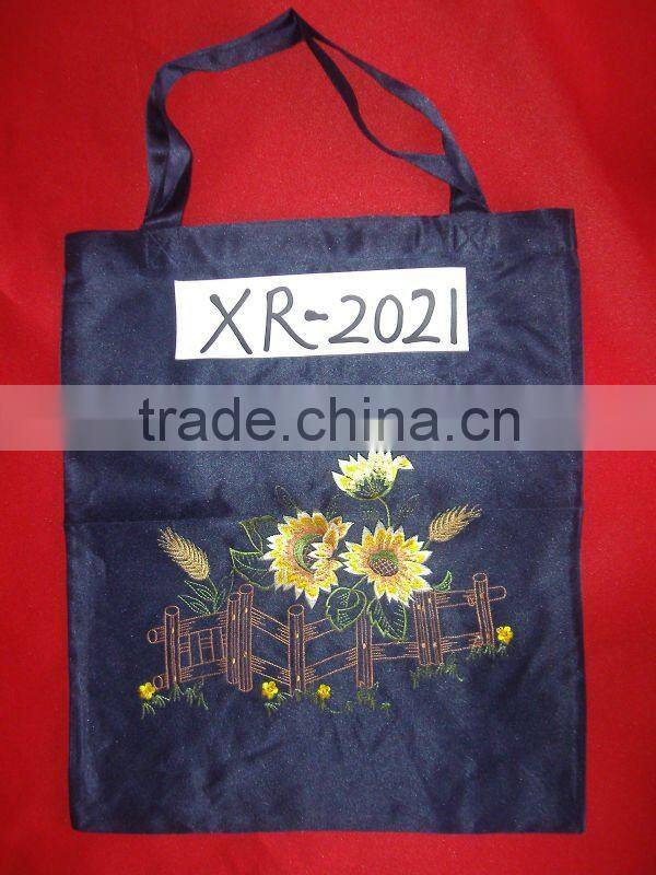 polyester embroidery machine shoping bag