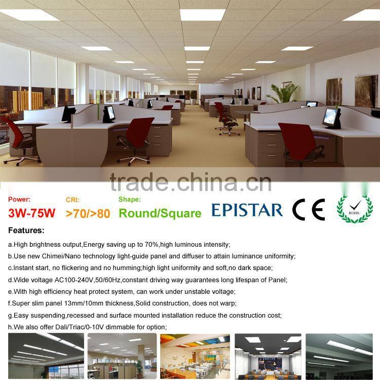 40W high brightness led panel light 300*1200mm square flat panel lamp 3400-3800lm output