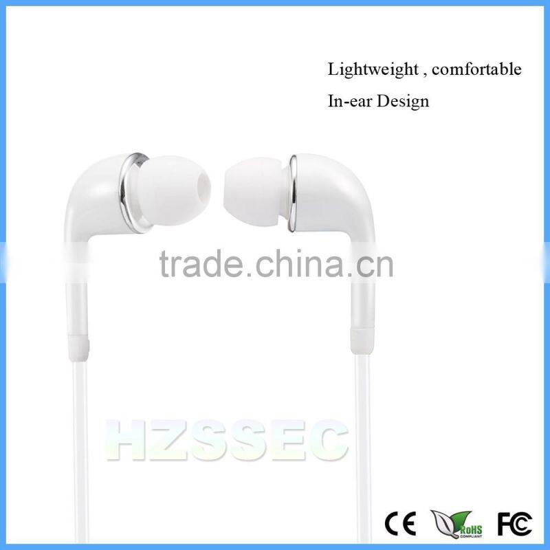 Premium white in-ear stereo sport mobile earphone headset EO-EG900BW handfree earphone with line control for Samsung Galaxy S5