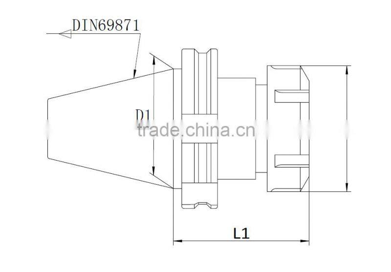 DIN69871 collet holder with sk taper shank