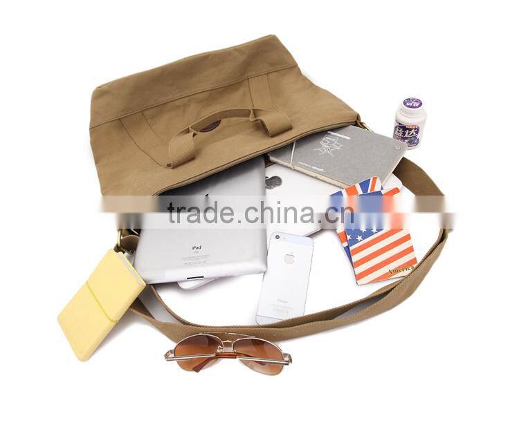 Elegant Lady Handbag Canvas Shoulder Bag Canvas Tote Bag Canvas Travel Bag Vintage Canvas Bag Tablet Messenger Bag