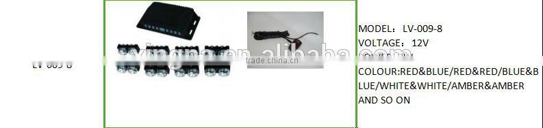 12v 3w high power emergency vehicle led strobe lights LV-009-8