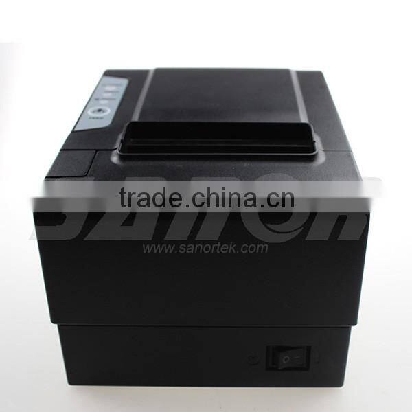 Sanor 80mm auto cutter pos printer thermal driver for restaurant billing machine