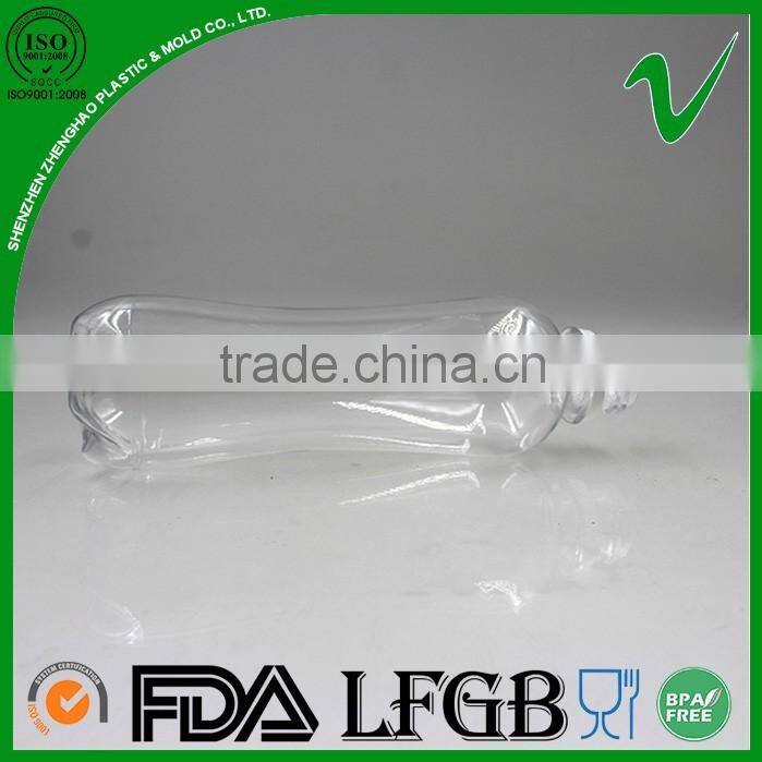 250ml PET clear plastic carbonated drink bottle with food grade