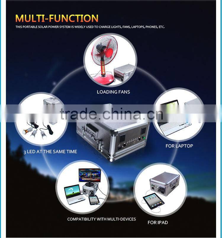 Removable portable 20W solar system solar mobile phone chargers