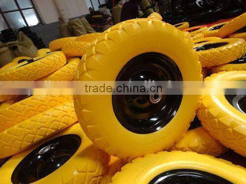 PU wheel no flat foam wheel 16"*4" (4.00-8)