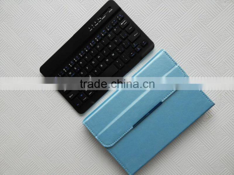 new fashion bluetooth keyboard case for ipad 7 inch