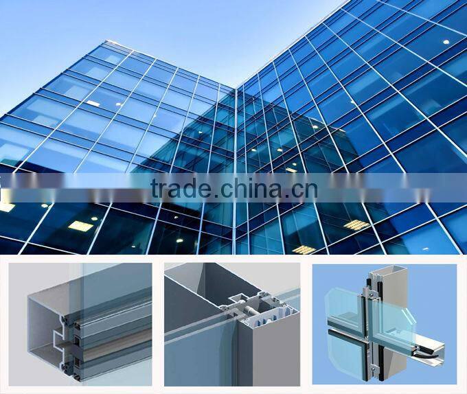 China top aluminium profile manufacturers aluminium profile for glass roof