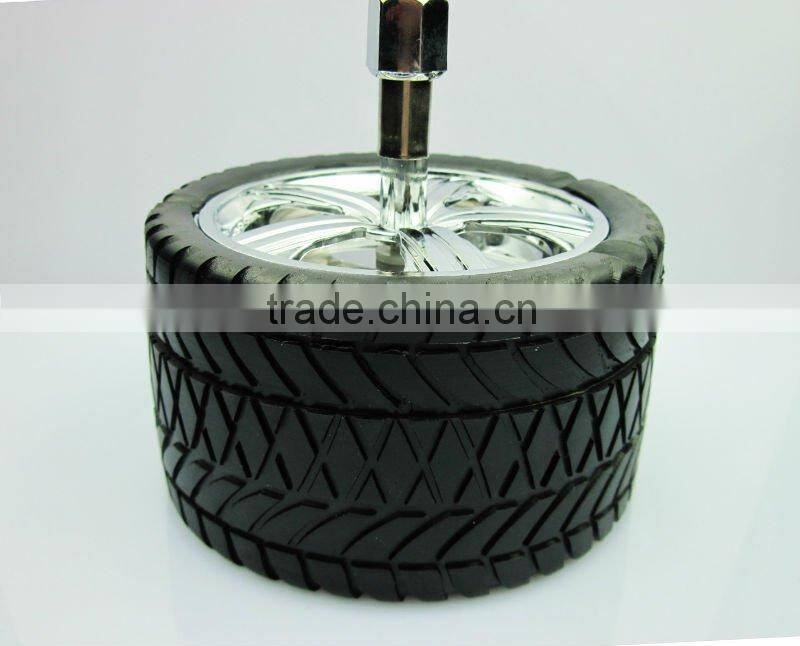 wheel ashtray metal ashtray